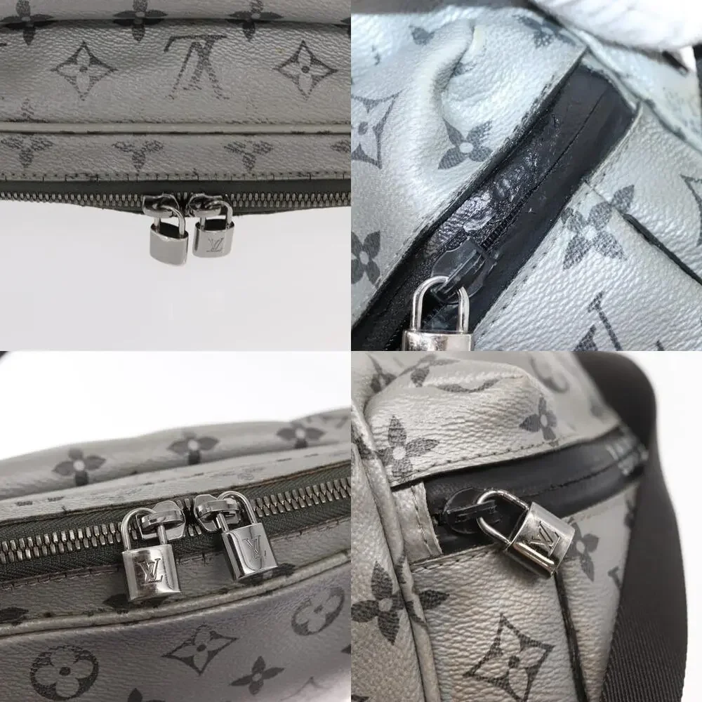 Louis Vuitton Monogram Reflect Messenger PM Shoulder Bag Silver